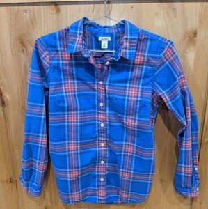 L.L. Bean Madras Plaid Shirt